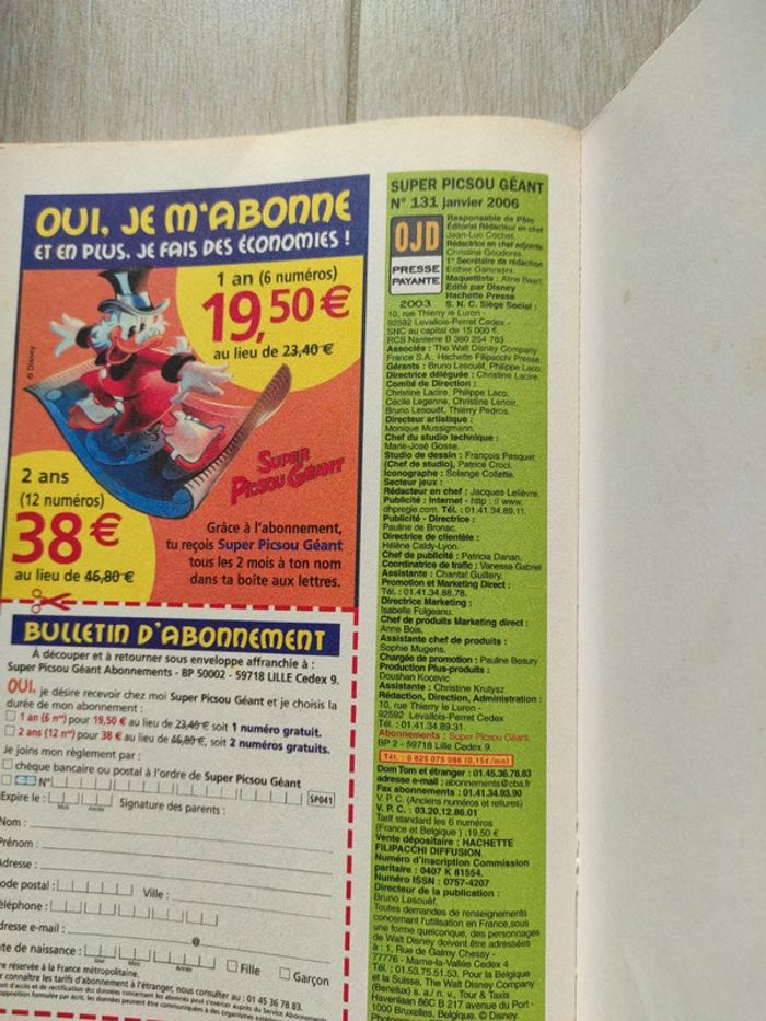 Super Picsou géant janvier 2006 - photo numéro 3