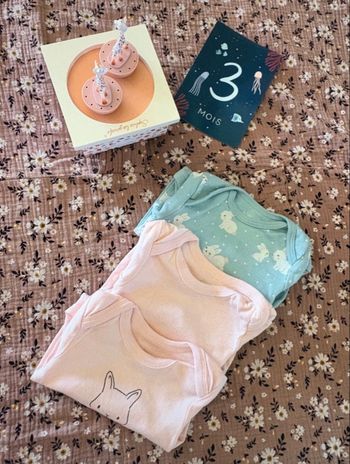 Lot 3 bodys 3 mois fille 