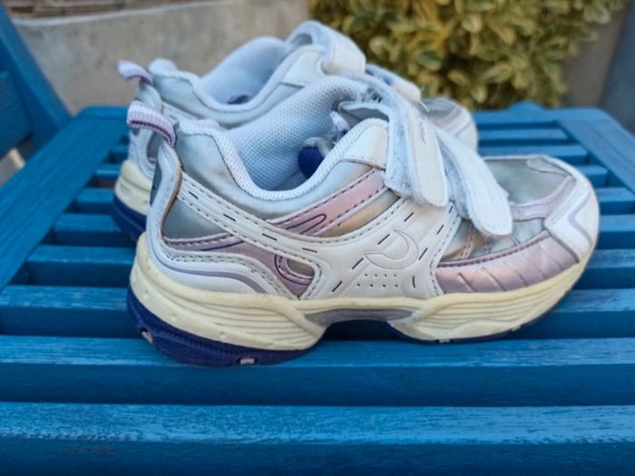 Baskets chaussures violettes bébé pro touch pointure 23 - photo numéro 4