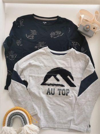 2 hauts manches longues