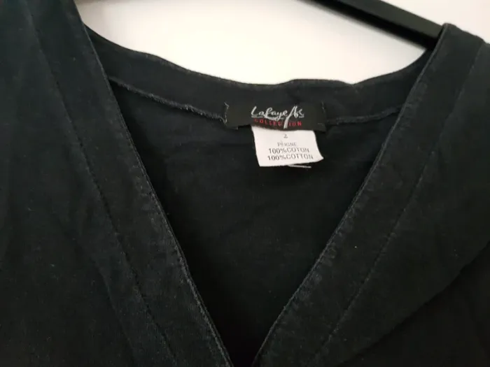 T-shirt coton noir, taille 2 - photo numéro 2