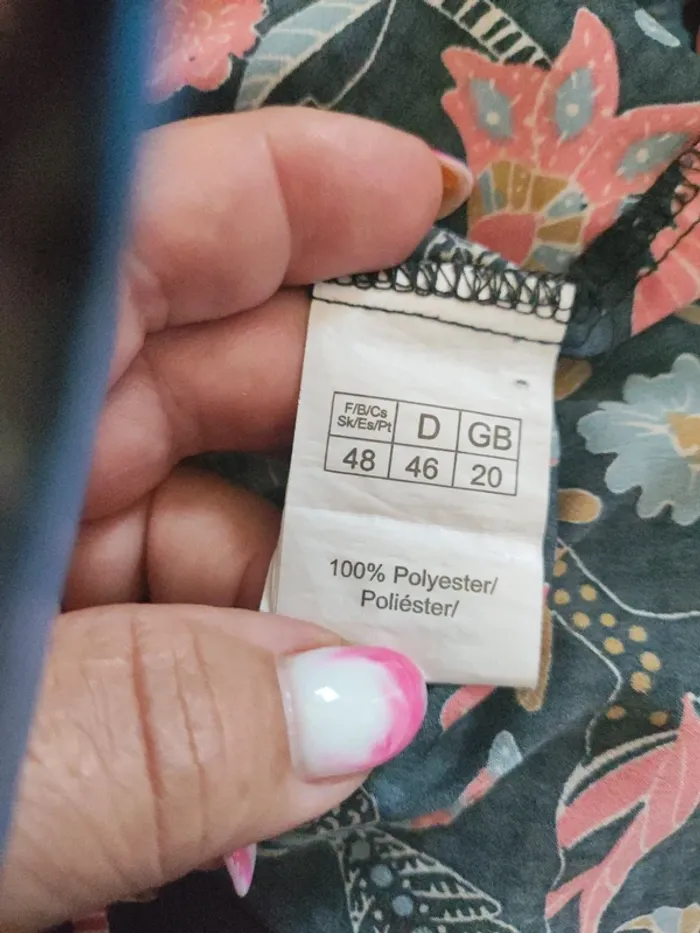 Chemisier imprimé taille 48 - photo numéro 10
