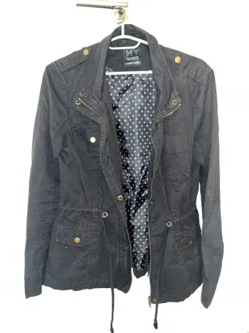 Veste noire femme taille 38 mi saison