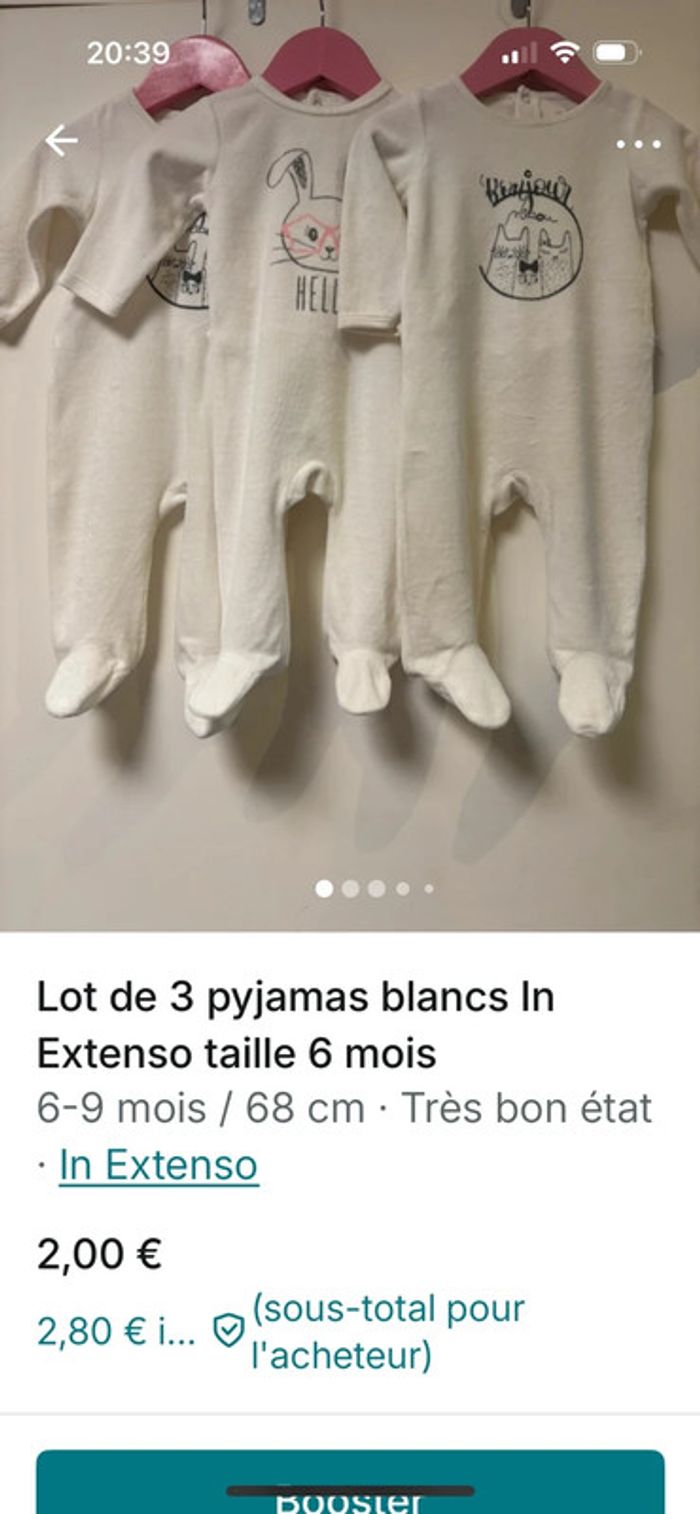 Superbe lot de 35 articles 6 mois plusieurs marques - photo numéro 3