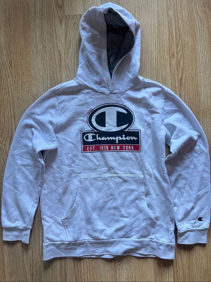 Pull Champion blanc M - photo numéro 4