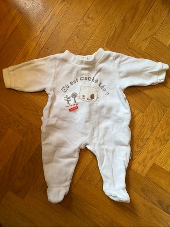 Pyjama Absorba 1 mois bleu ciel
