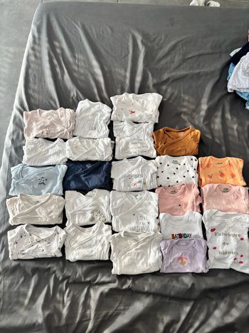 Lot de 23 bodies 3 mois