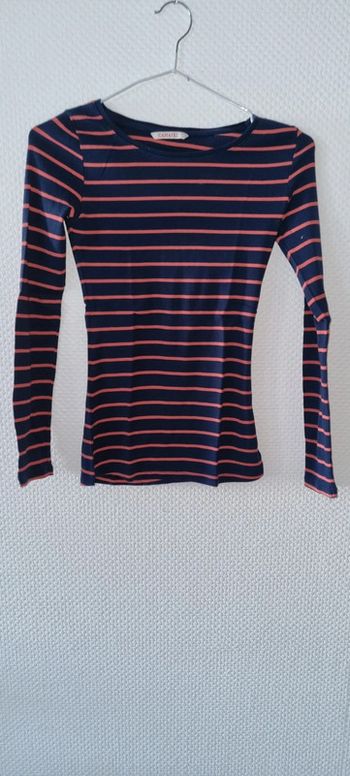 Top manches longues taille 34 / XS Camaïeu