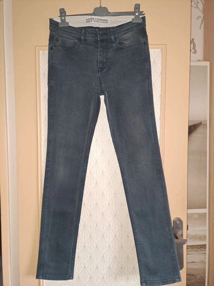 Jean homme bleu grisé comme neuf Brice Jeans slim 38 - photo numéro 11