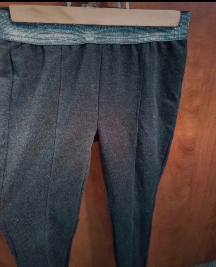 Pantalon taille élastique pailleté taille 12ans - photo numéro 2