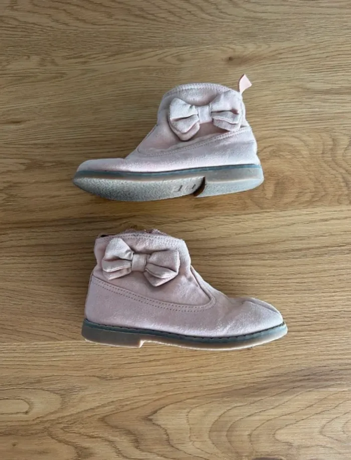 Bottines rose H&M pointure 25