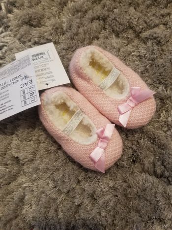 Chausson bébé fille 6 mois