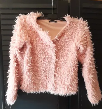 Veste cocooning toute douce 10 ans rose