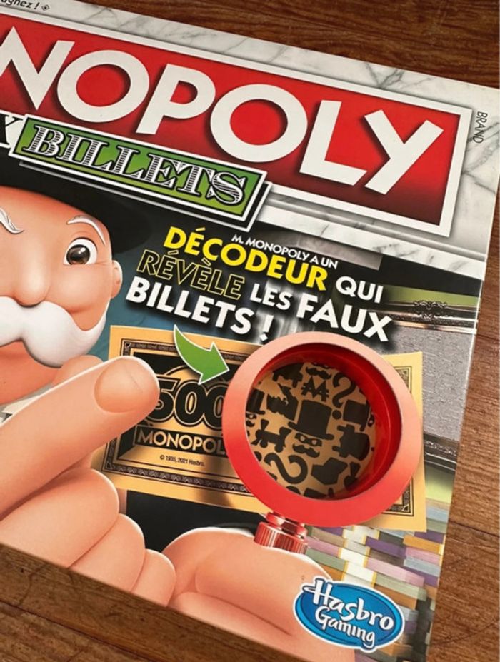 NEUF Monopoly Faux billets détecteur Hasbro décodeur jeu société - photo numéro 3