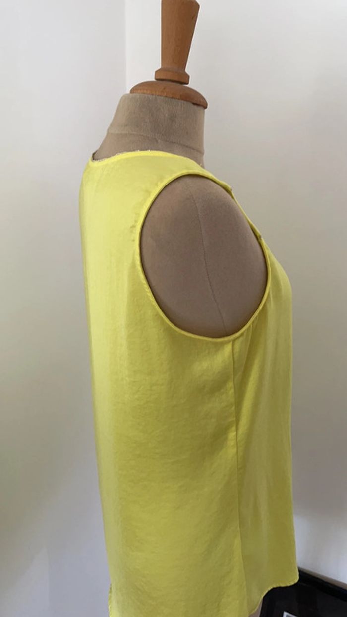 Chemisier jaune Promod taille M - photo numéro 2