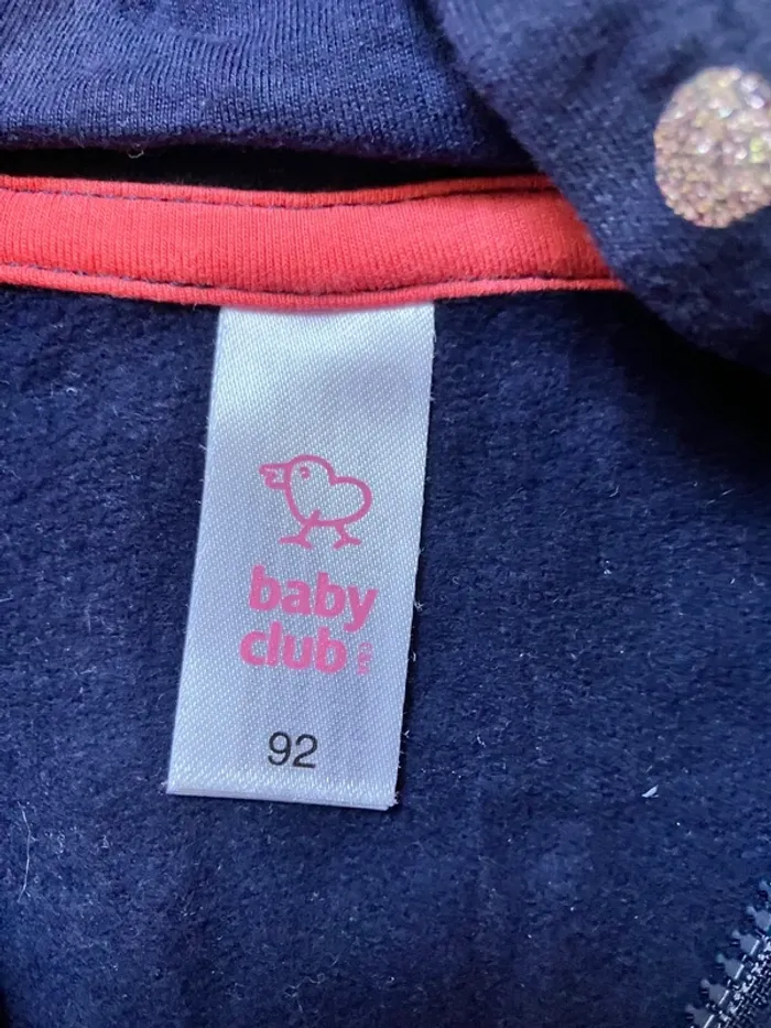Ensemble gilet-jeans-haut ML 24 mois Babyclub - photo numéro 5