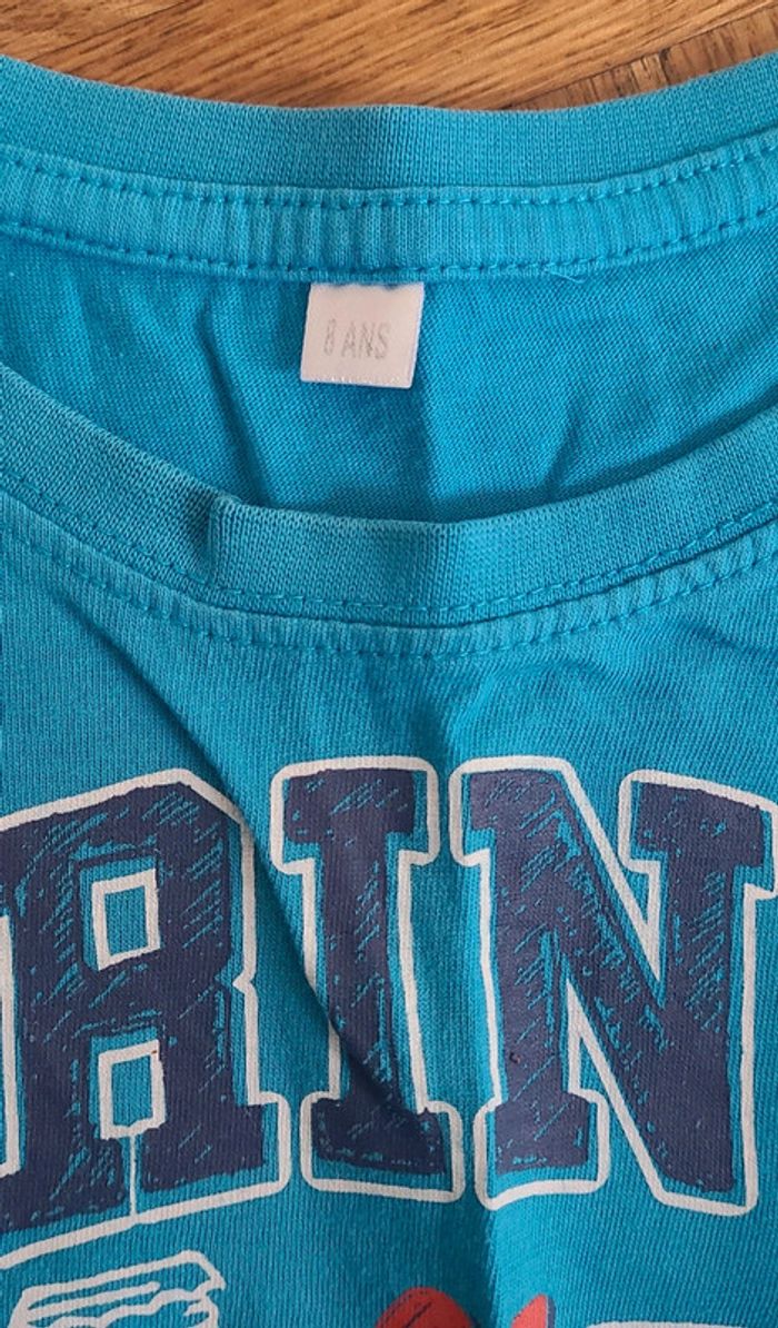 Ensemble short et 2 tee shirt 8ans - photo numéro 7