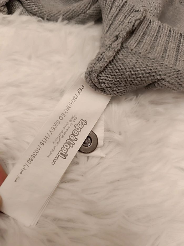 Cardigan - Gilet col châle T. 3 mois TAO - photo numéro 9