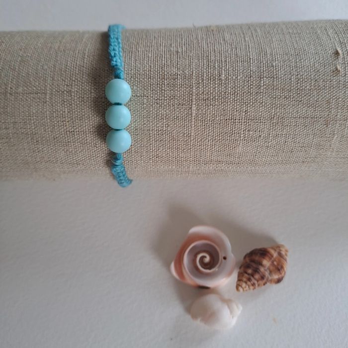 (Réduction) Bracelet avec perles turquoise