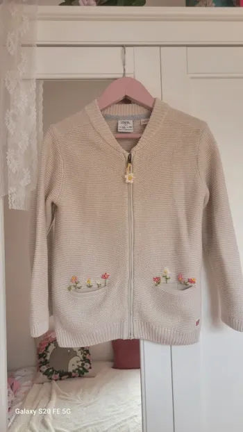 Petit gilet brodé Zara