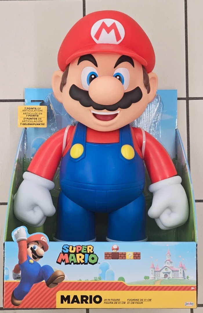 Super Mario 51cm articulé - neuf cadeau idéal