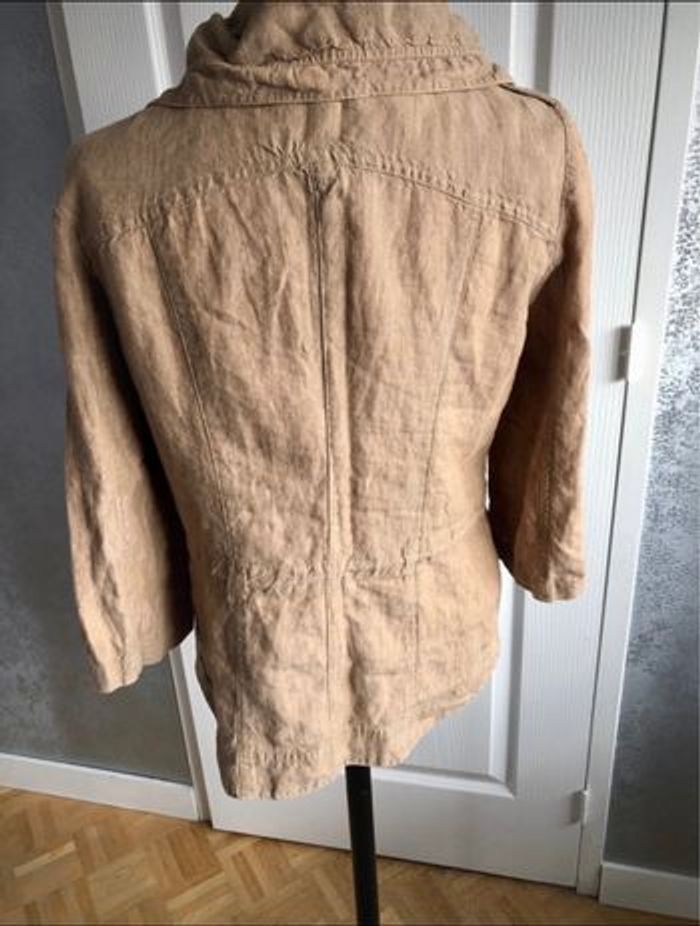 Chemise en lin beige - photo numéro 5