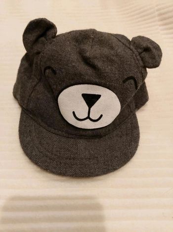 Casquette ourson