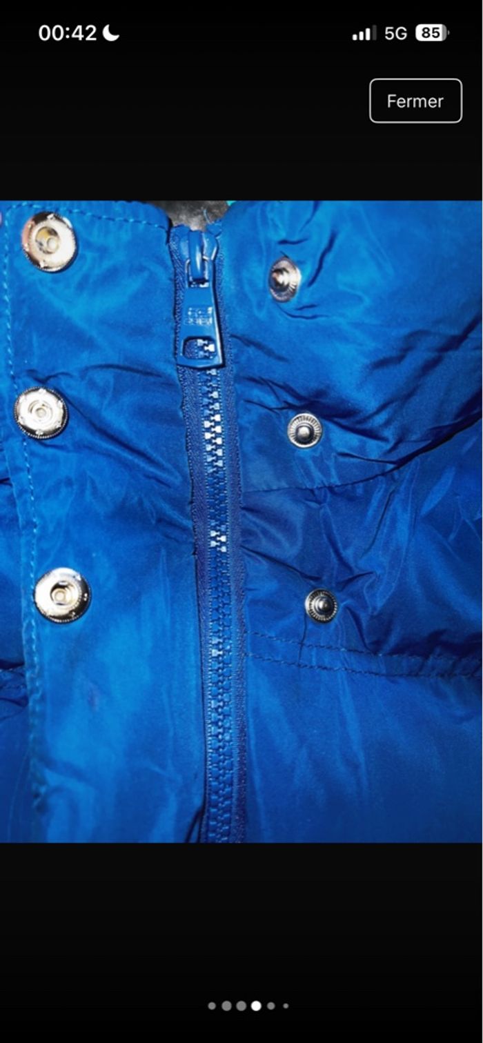 Doudoune bleu - photo numéro 6