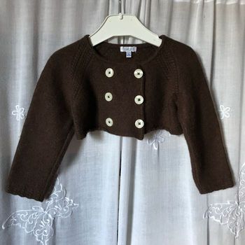 Gilet chaud laine angora 4 ans TRALUZ