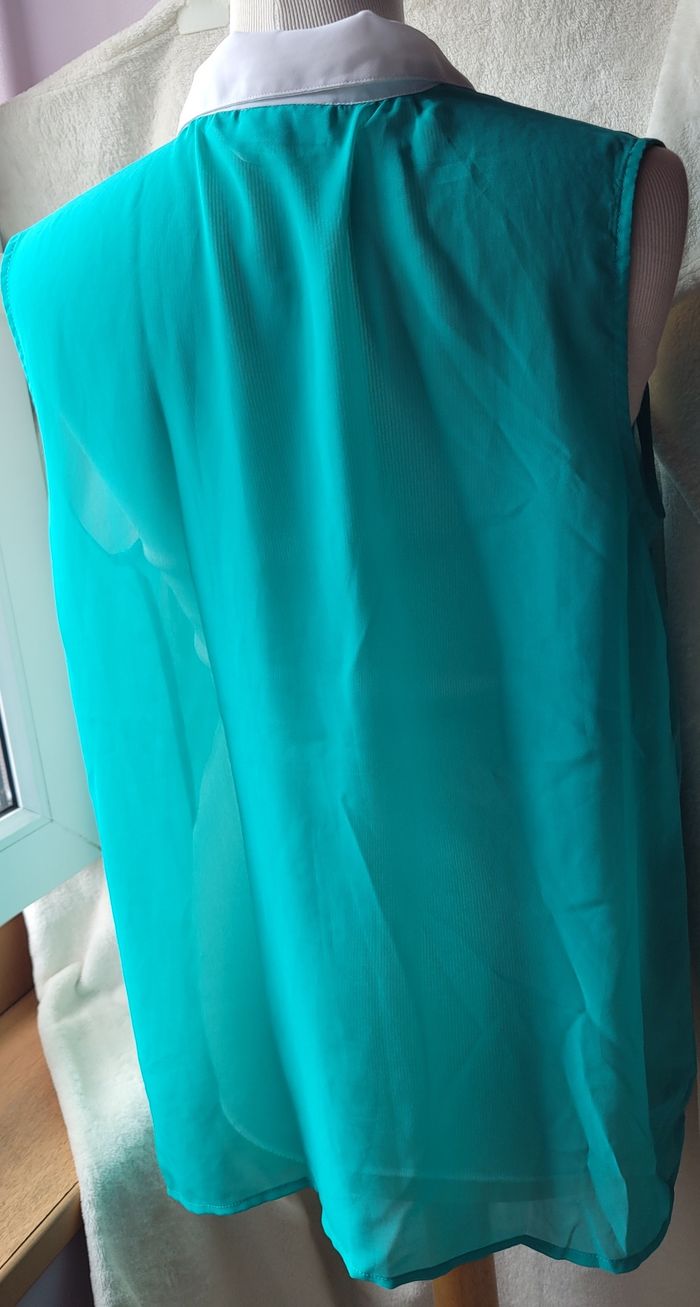 Chemise sans manches transparente - photo numéro 3