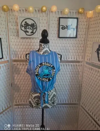 💕joli Crop Top Lilo & Stitch femme TXl / 42 undiz💕