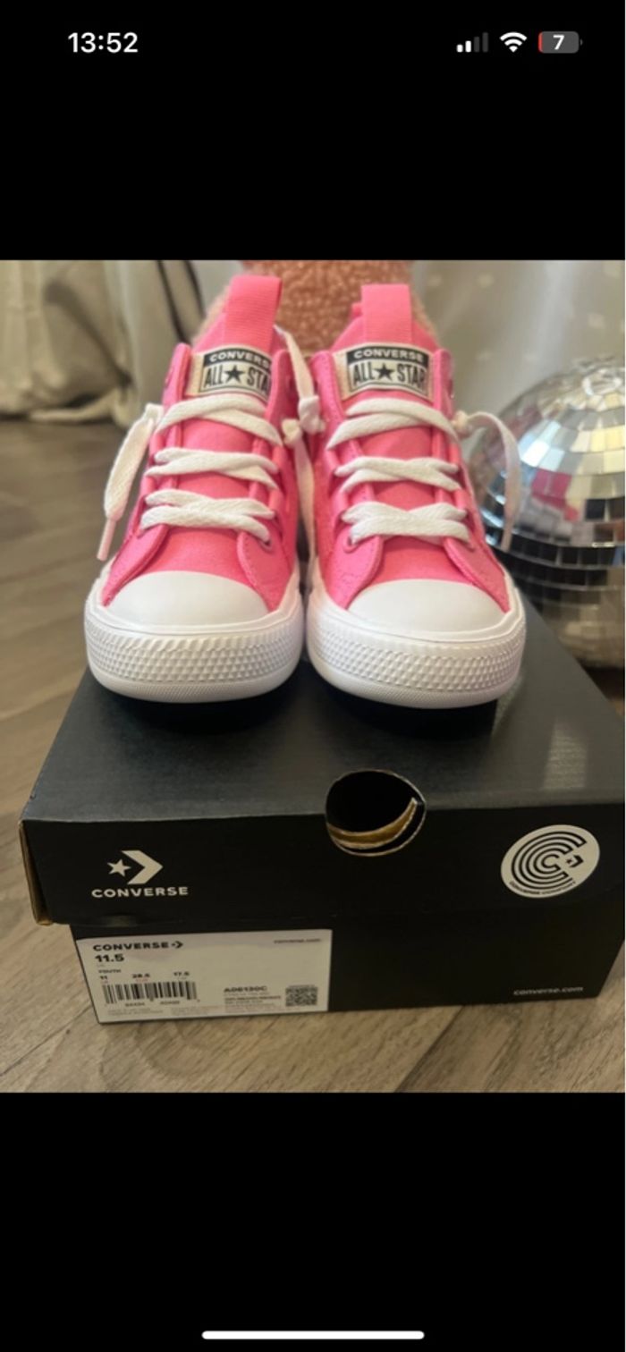 Converse rose fille - photo numéro 3