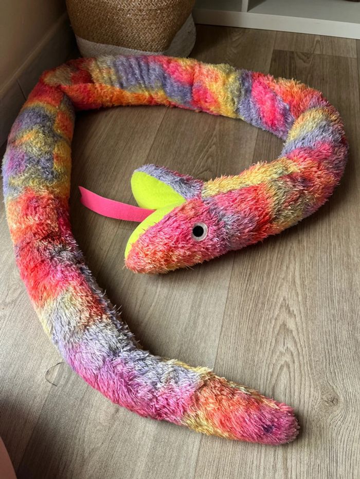 Peluche serpent rare  IKEA djungelorm worm - photo numéro 3