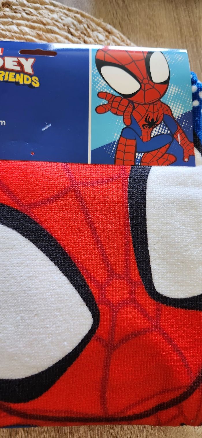 Poncho Garçon Spider-Man Marvel Bleu Neuf - photo numéro 6