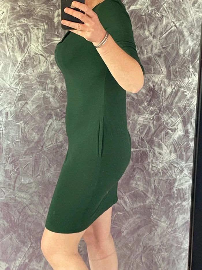 Magnifique robe verte fluide Stefanel - photo numéro 10