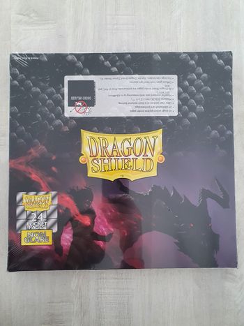 Lot de 2 paquets de 50 feuilles de classeur 24 Pocket Dragon Shield Noir