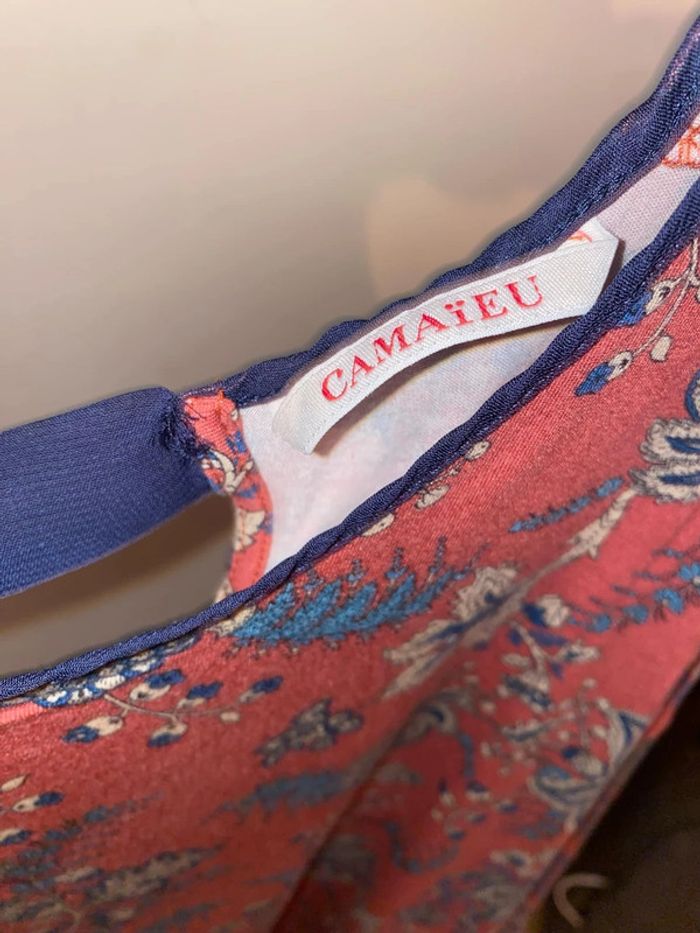 T-shirt 👕 3/4 manches - Camaïeu - Taille M - photo numéro 2