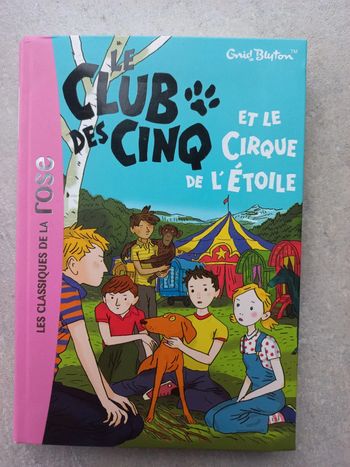 Livre pour enfant Le club des cinq et le cirque de l'étoile