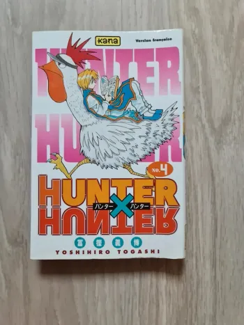 livre manga Hunter X Hunter tome 4 Yoshihiro Togashi Kana Français