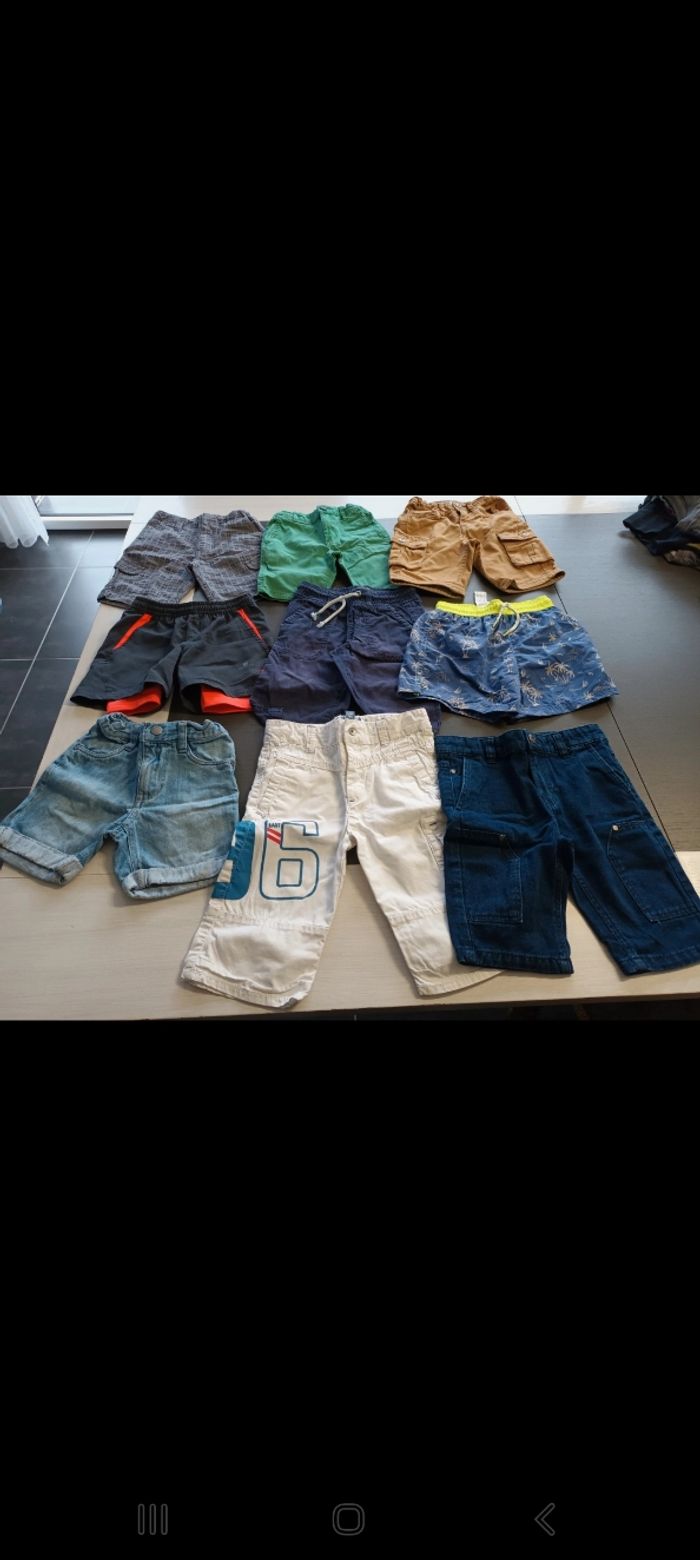 Lot 12 shorts garçon 5ans - photo numéro 2