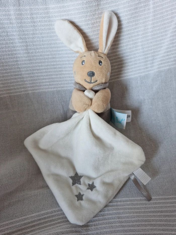 Doudou lapin pantin Pm perlim Babynat