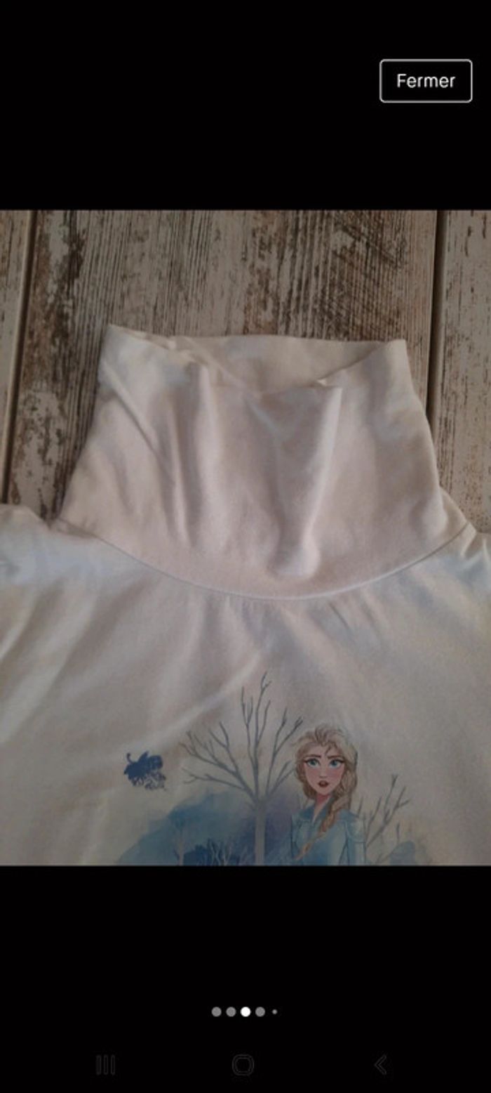 Sous pull disney la reine des neiges - photo numéro 3