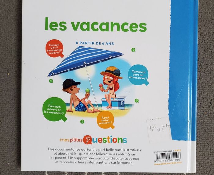 Livre "Mes petites questions" 6-8 ans - photo numéro 2