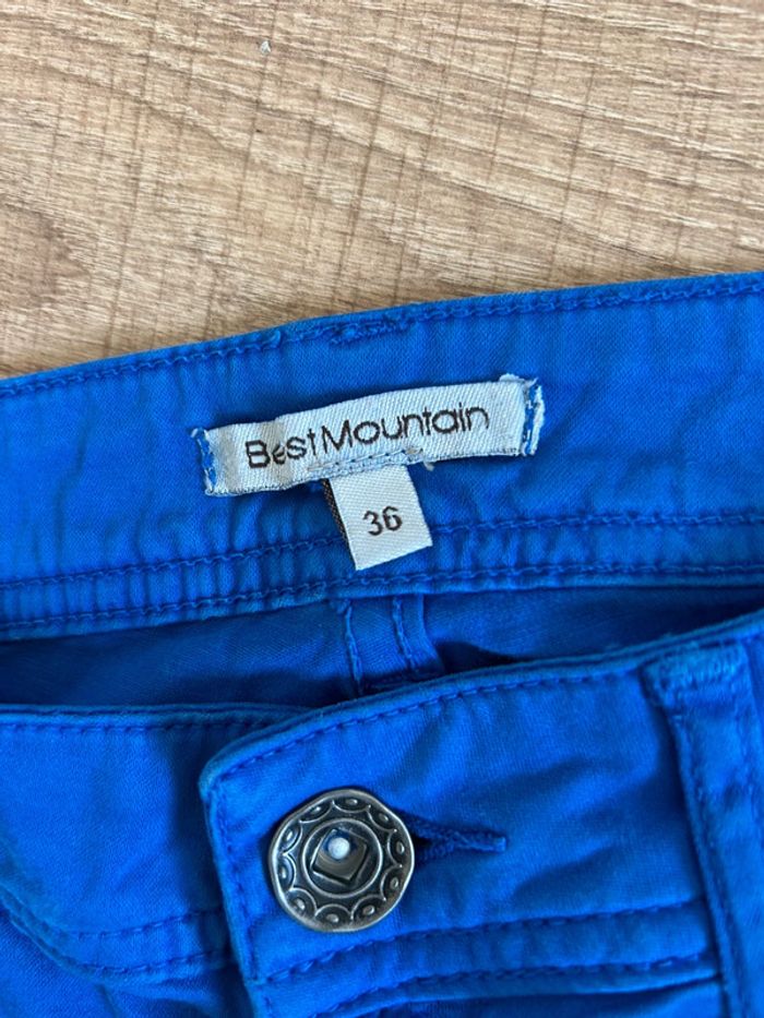 Pantalon bleu électrique Best Mountain taille 36 TBE - photo numéro 14