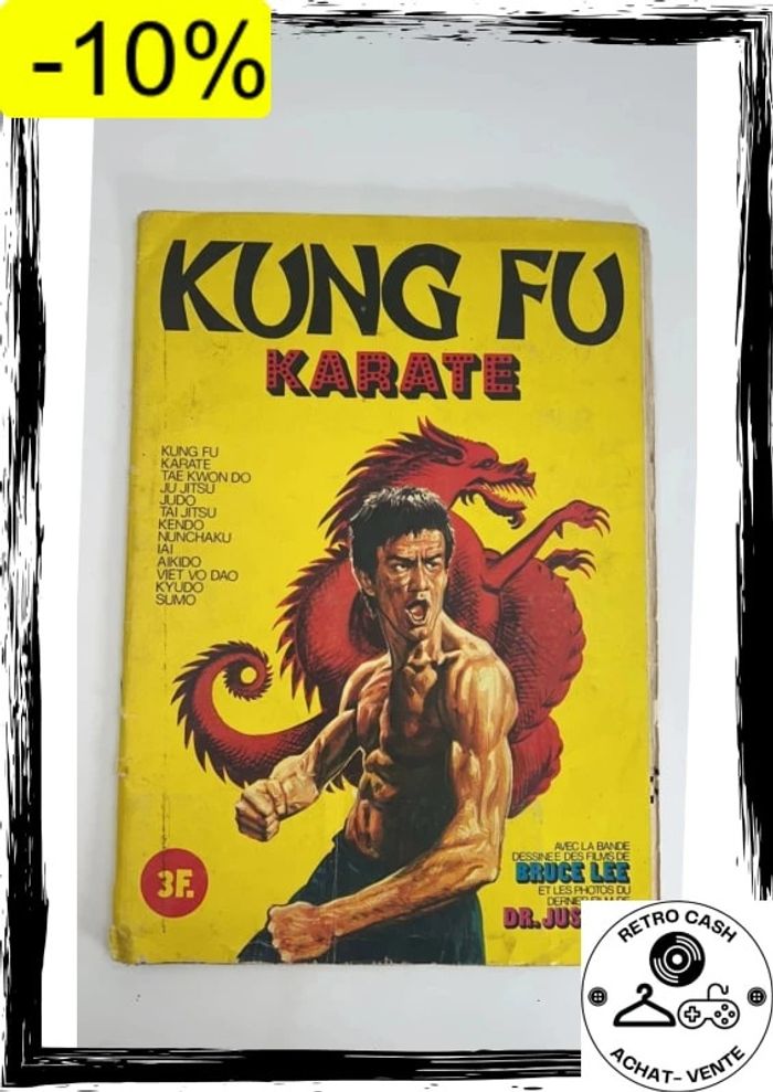 Album Panini Kung Fu Karate complet Bruce Lee
