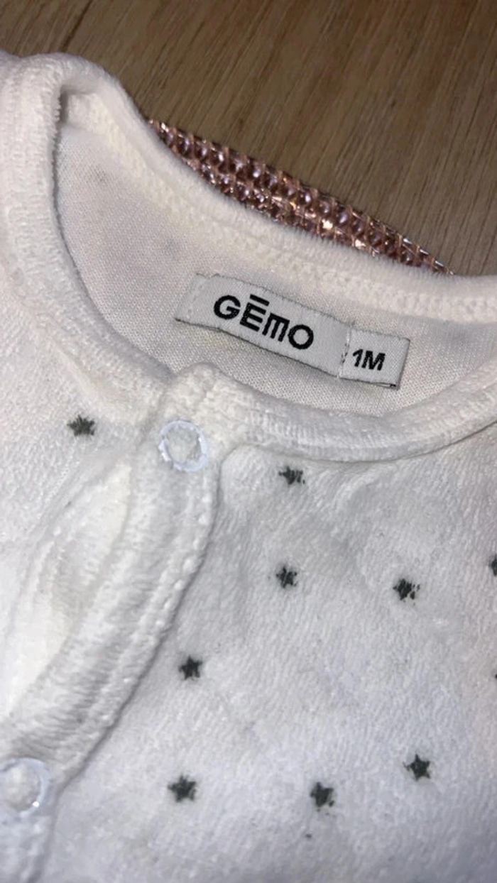 Pyjama bébé fille, 1 mois, Gémo - photo numéro 2
