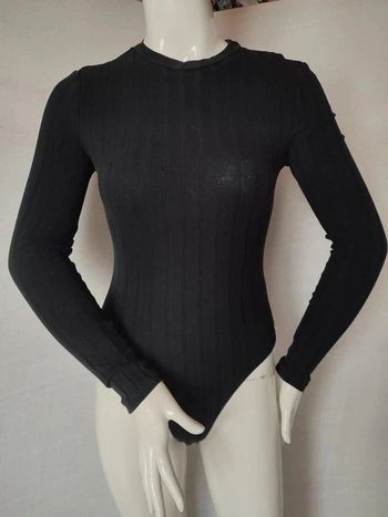 Body noir manches longues