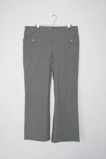 Pantalon toile kaki/gris Kiabi taille 44