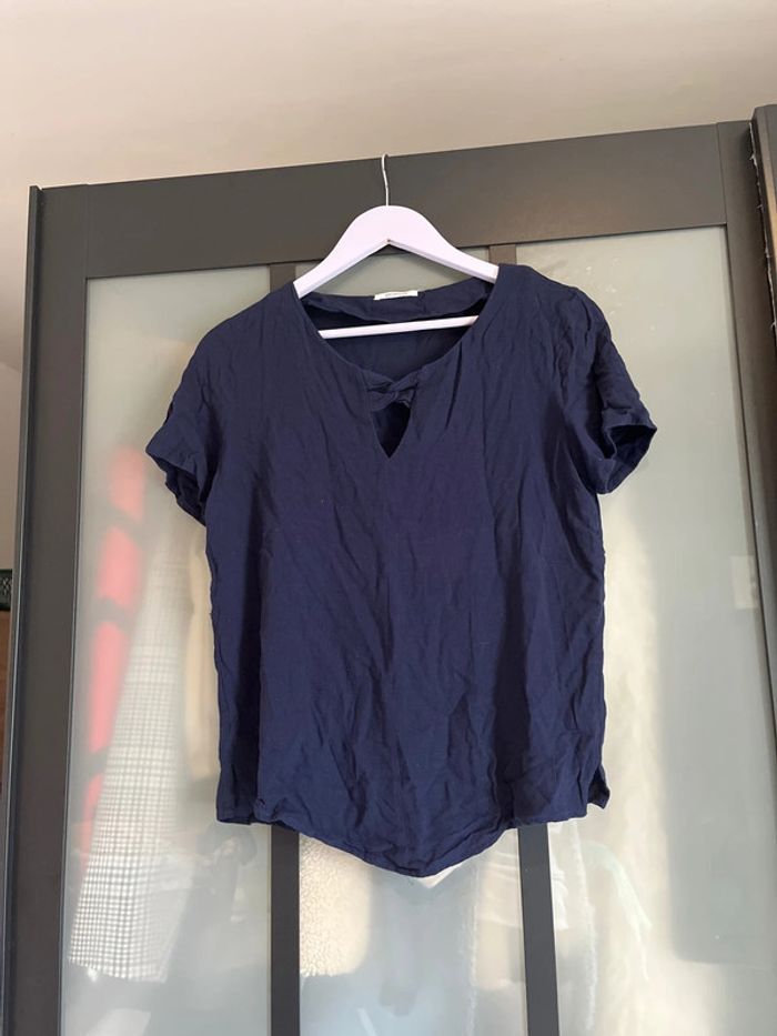 Blouse bleu marine promod