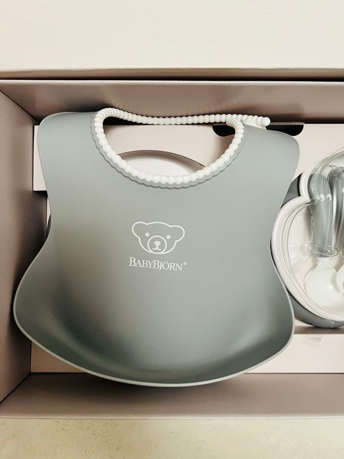 Set repas 8 pièces BabyBjorn gris - photo numéro 3